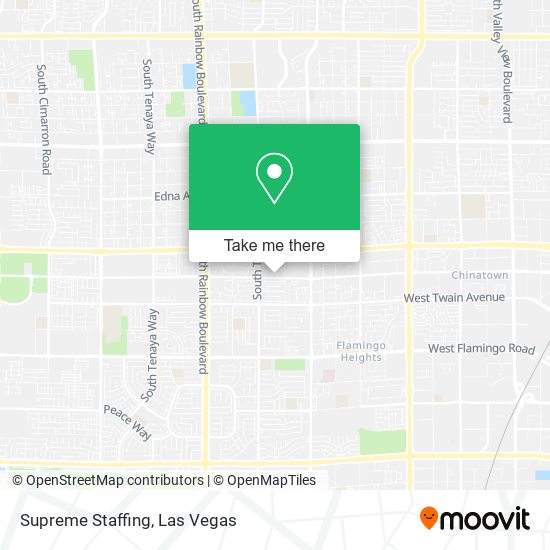 Supreme Staffing map