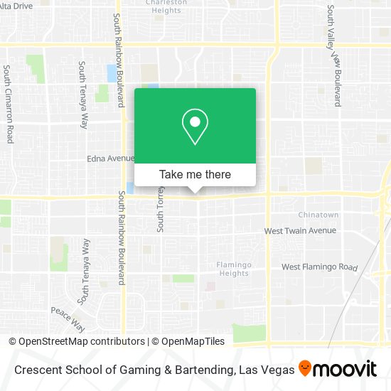 Crescent School of Gaming & Bartending map