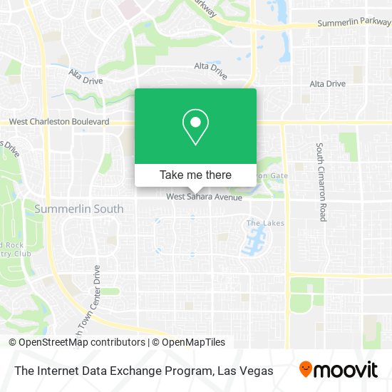 The Internet Data Exchange Program map