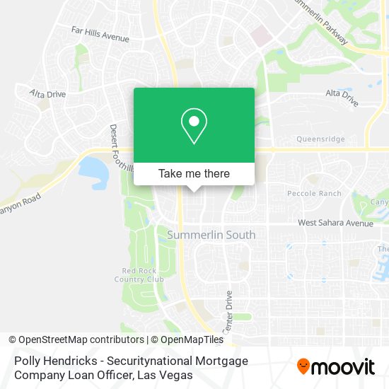 Polly Hendricks - Securitynational Mortgage Company Loan Officer map