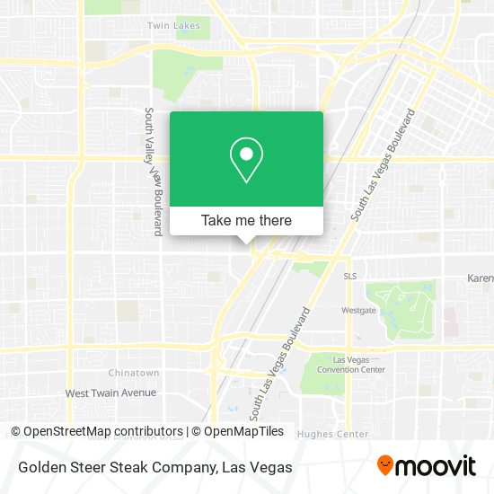 Golden Steer Steak Company map