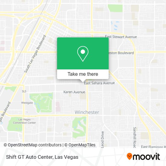 Shift GT Auto Center map