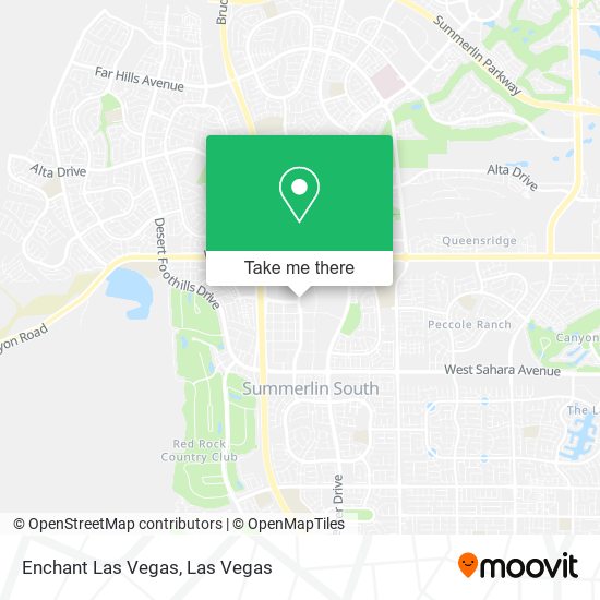 Enchant Las Vegas map