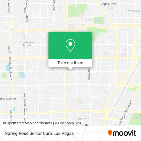 Mapa de Spring Rose Senior Care