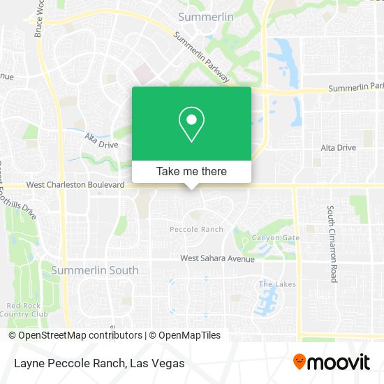 Layne Peccole Ranch map