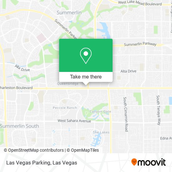 Mapa de Las Vegas Parking