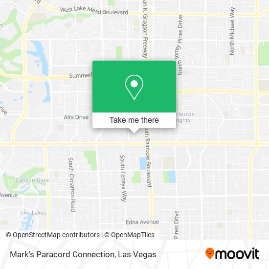 Mark's Paracord Connection map
