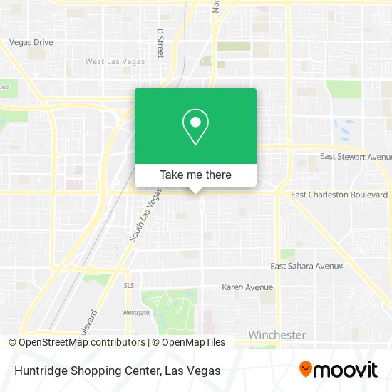 Mapa de Huntridge Shopping Center