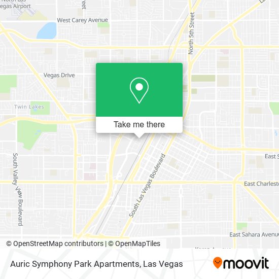 Auric Symphony Park Apartments map