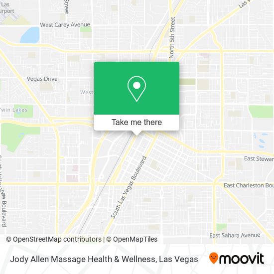 Mapa de Jody Allen Massage Health & Wellness