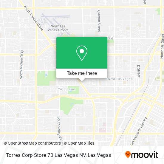 Torres Corp Store 70 Las Vegas NV map