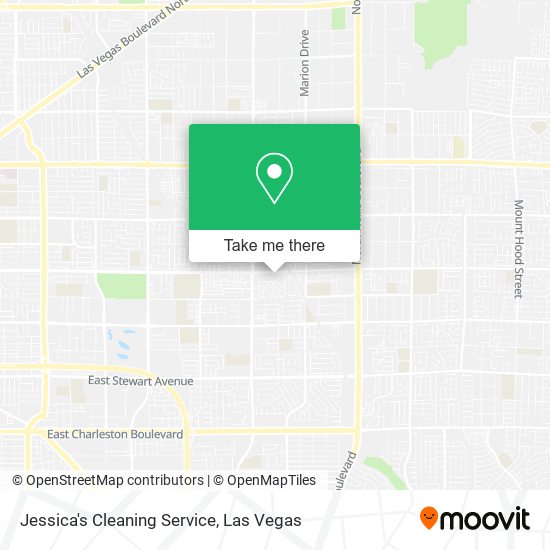 Mapa de Jessica's Cleaning Service