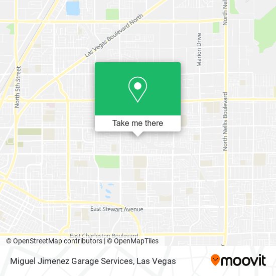 Miguel Jimenez Garage Services map