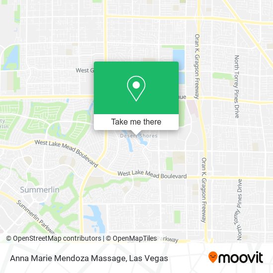 Anna Marie Mendoza Massage map