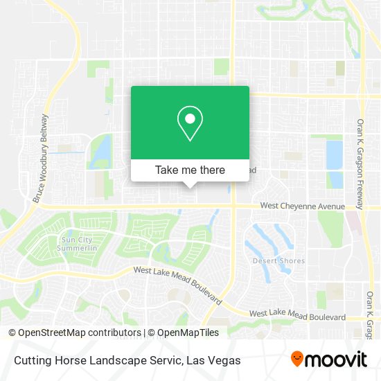 Mapa de Cutting Horse Landscape Servic