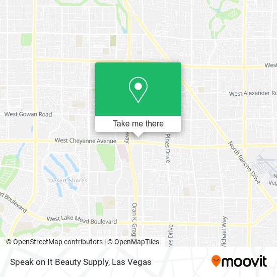Speak on It Beauty Supply map