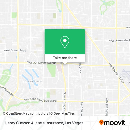 Henry Cuevas: Allstate Insurance map