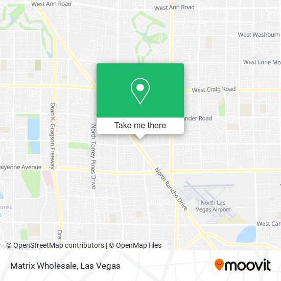 Matrix Wholesale map