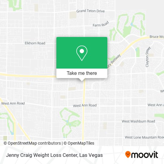 Jenny Craig Weight Loss Center map