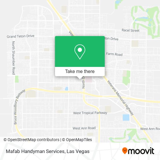 Mafab Handyman Services map