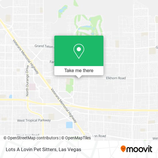 Mapa de Lots A Lovin Pet Sitters