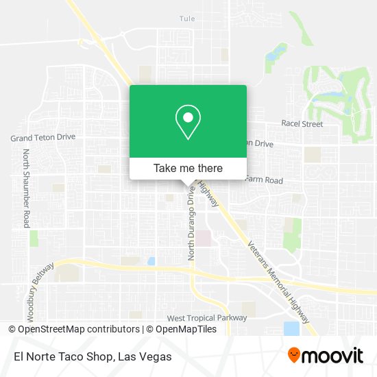 El Norte Taco Shop map