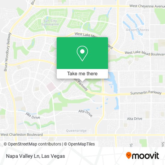 Mapa de Napa Valley Ln