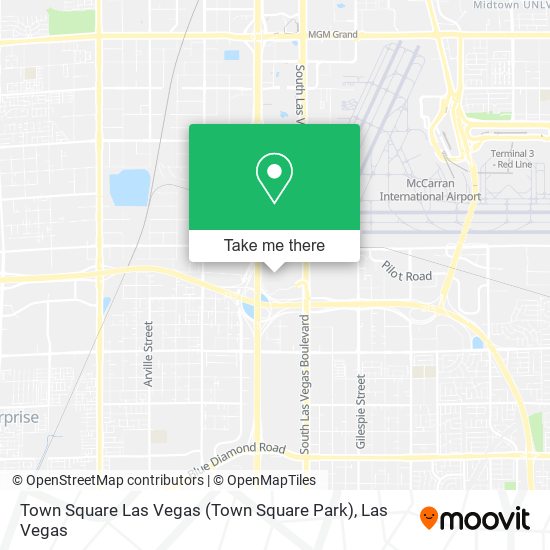 Town Square Las Vegas (Town Square Park) map