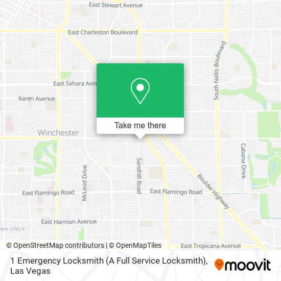 1 Emergency Locksmith (A Full Service Locksmith) map