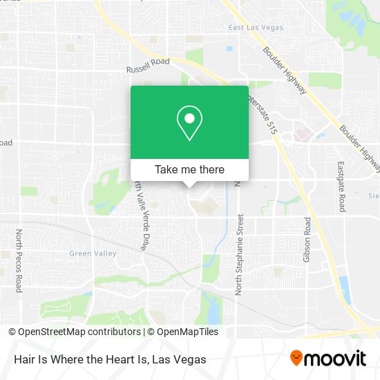 Hair Is Where the Heart Is map