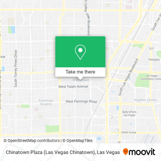 Mapa de Chinatown Plaza (Las Vegas Chinatown)