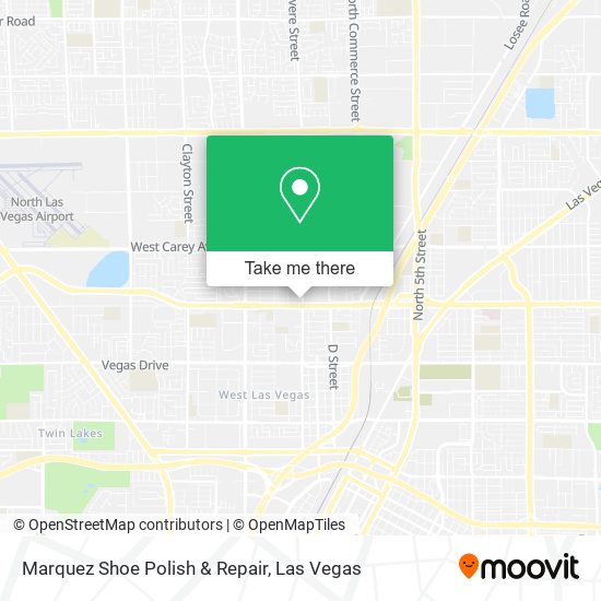 Marquez Shoe Polish & Repair map