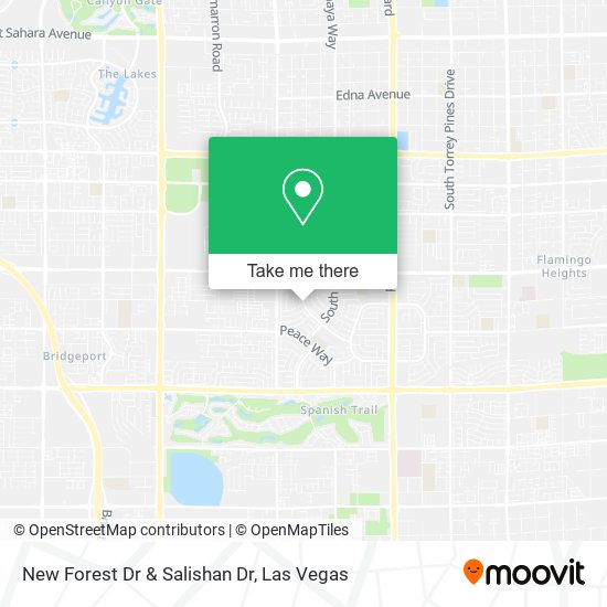 New Forest Dr & Salishan Dr map