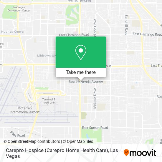 Mapa de Carepro Hospice (Carepro Home Health Care)