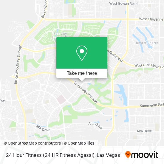 24 Hour Fitness (24 HR Fitness Agassi) map