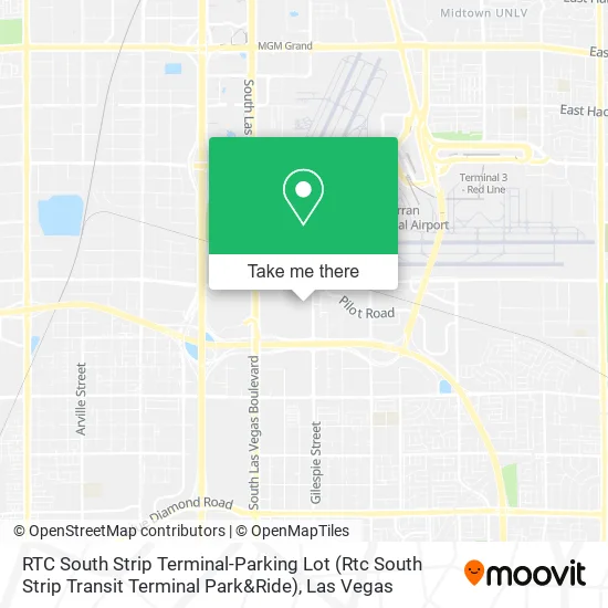 RTC South Strip Terminal-Parking Lot (Rtc South Strip Transit Terminal Park&Ride) map