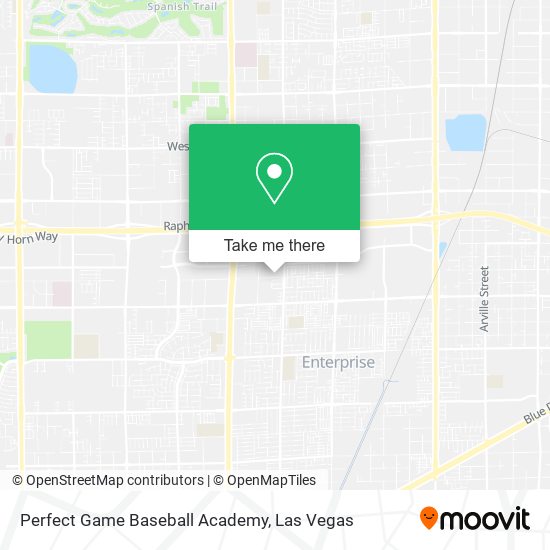 Mapa de Perfect Game Baseball Academy