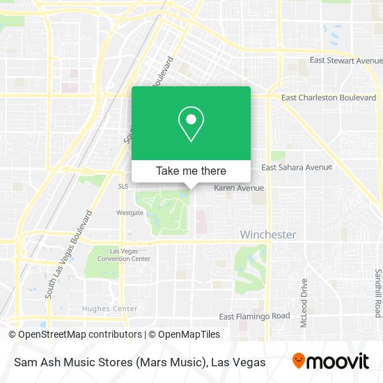 Sam Ash Music Stores (Mars Music) map