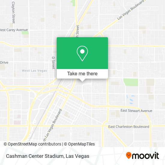 Cashman Center Stadium map