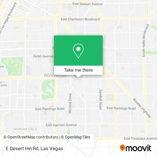 Mapa de E Desert Inn Rd