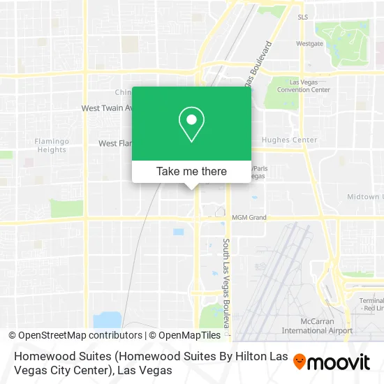 Homewood Suites (Homewood Suites By Hilton Las Vegas City Center) map