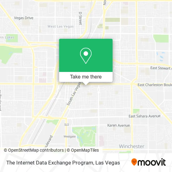 The Internet Data Exchange Program map