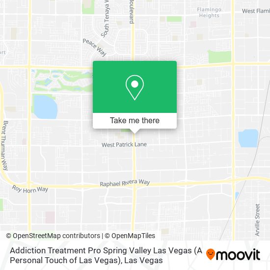 Addiction Treatment Pro Spring Valley Las Vegas (A Personal Touch of Las Vegas) map