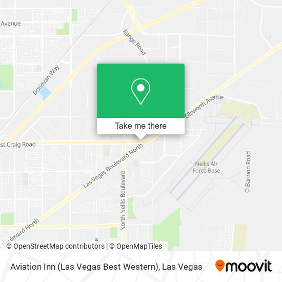 Mapa de Aviation Inn (Las Vegas Best Western)