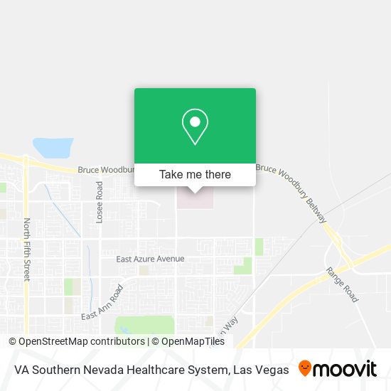 Mapa de VA Southern Nevada Healthcare System