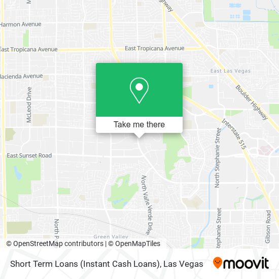 Short Term Loans (Instant Cash Loans) map