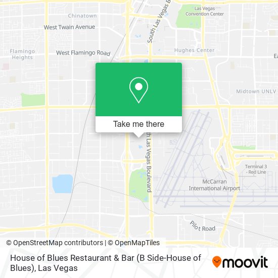 Mapa de House of Blues Restaurant & Bar (B Side-House of Blues)