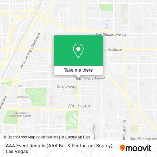 AAA Event Rentals (AAA Bar & Restaurant Supply) map