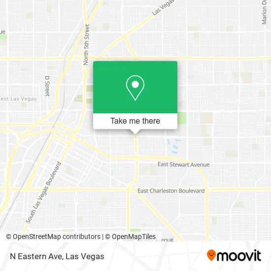 Mapa de N Eastern Ave