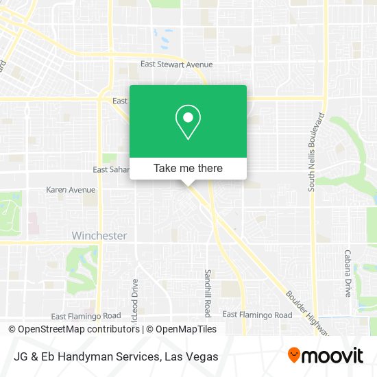 JG & Eb Handyman Services map